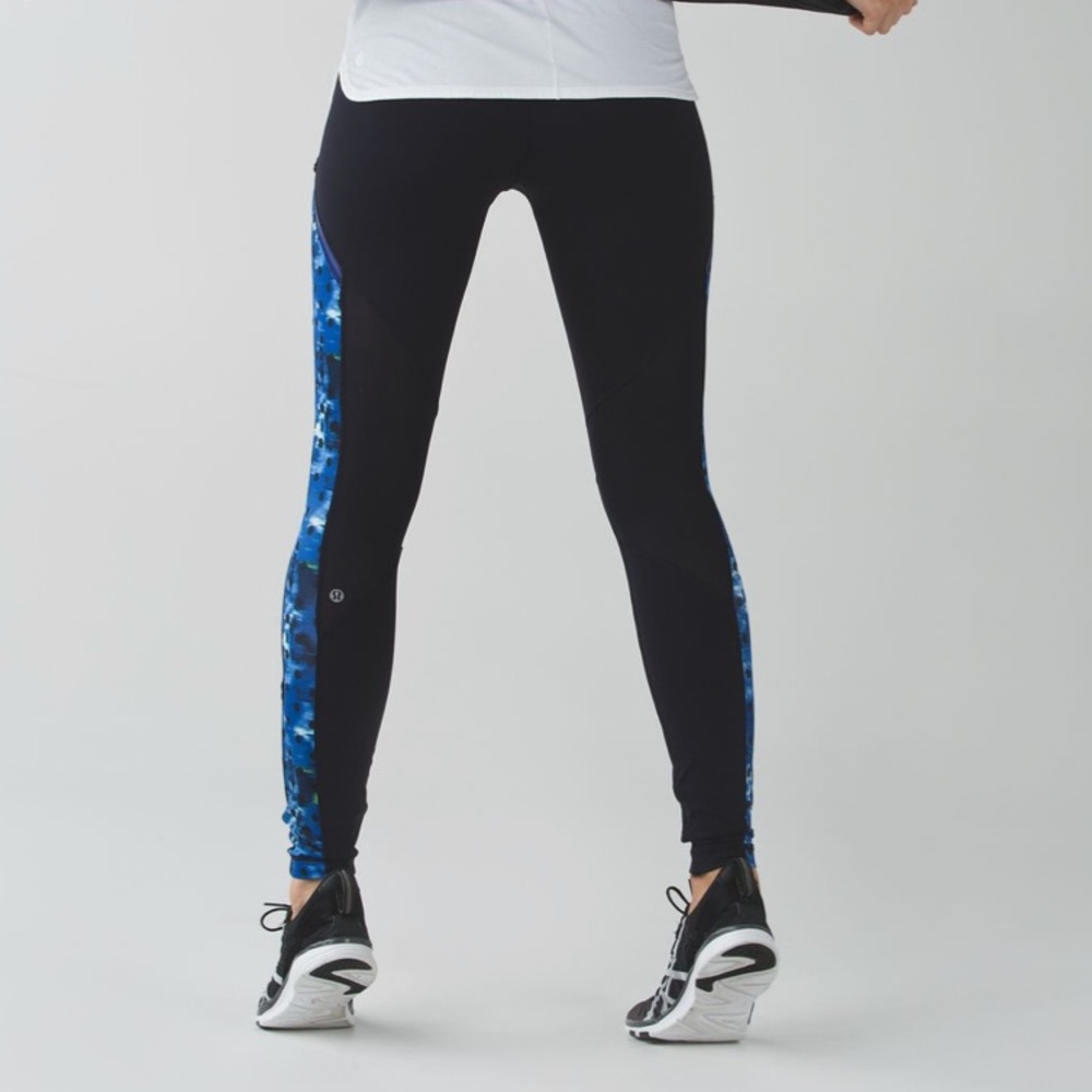 Lululemon Rain-on Train-on Tight Sz 4 - Picture 3 of 13